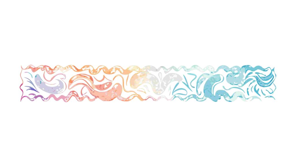 Abstract Fluid Wave Pattern Vector Border Design, vector design Generative AI