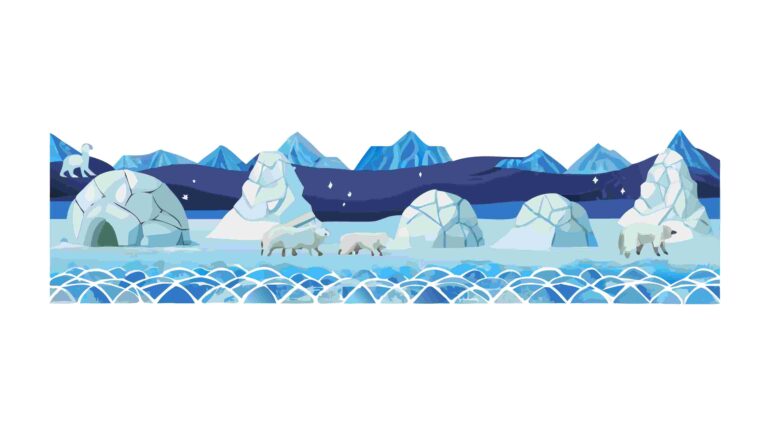 Abstract Icy Blue Frost Texture Vector Background, vector design Generative AI