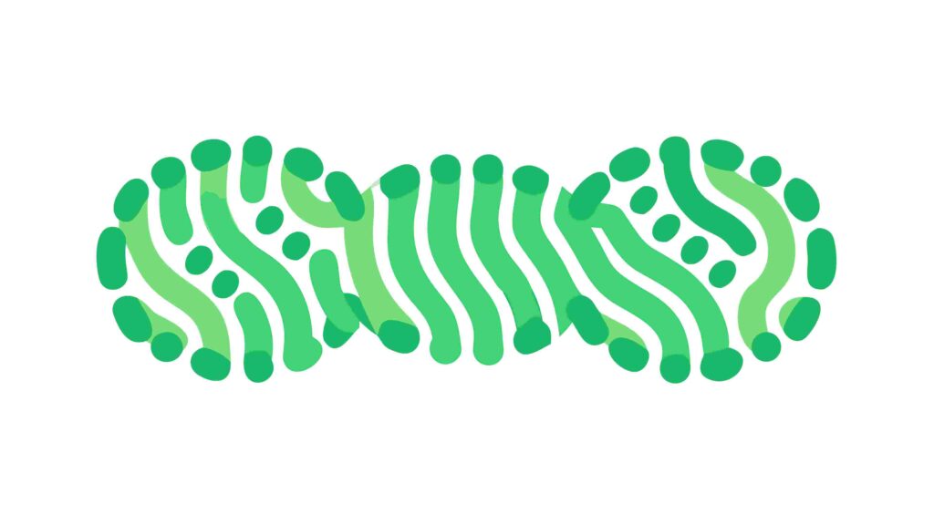 Dynamic Abstract Green Lines Pattern Design, vector design Generative AI