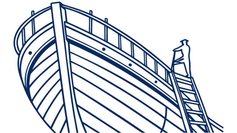 Classic Ocean Liner Bow, Ready for Voyage, vector design Generative AI