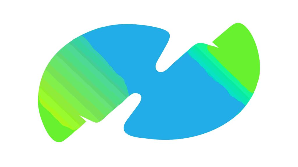 Abstract Flowing Color Blend Swirl Shape, vector design Generative AI