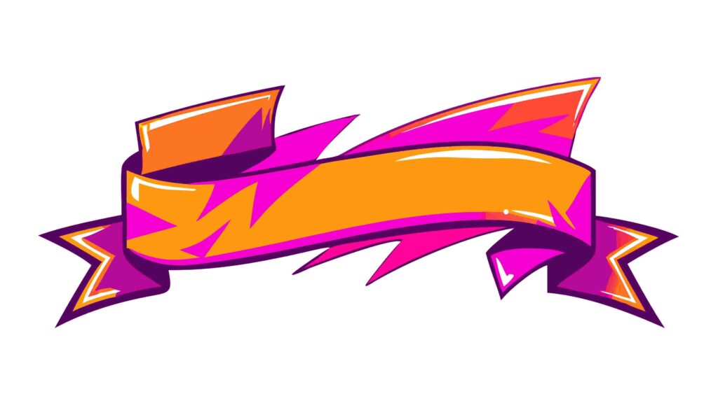 Energetic Pop Art Banner with Lightning Bolts, vector design Generative AI