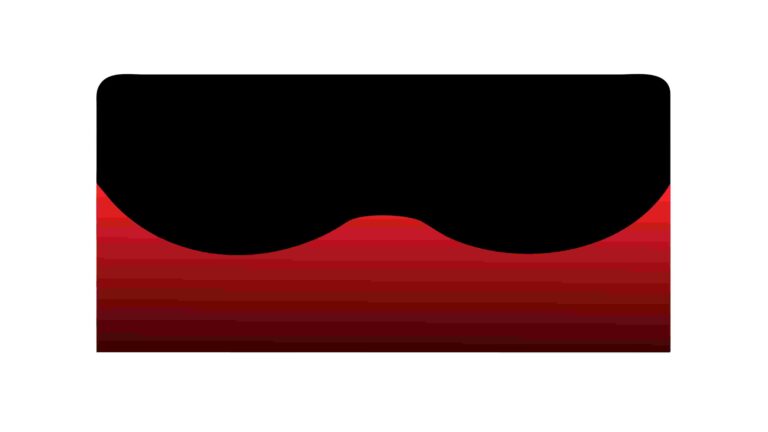 Simple Black and Red Gradient Horizontal Stripe, vector design Generative AI