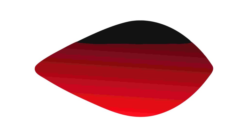 Fluid Abstract Red and Black Gradient Shape, vector design Generative AI