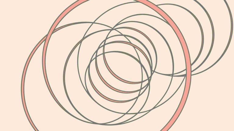 Artistic Spiral Abstract Design Element, vector design Generative AI