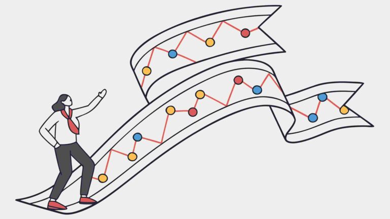 Celebrating Achievement with Festive Ribbon Banner, vector design Generative AI