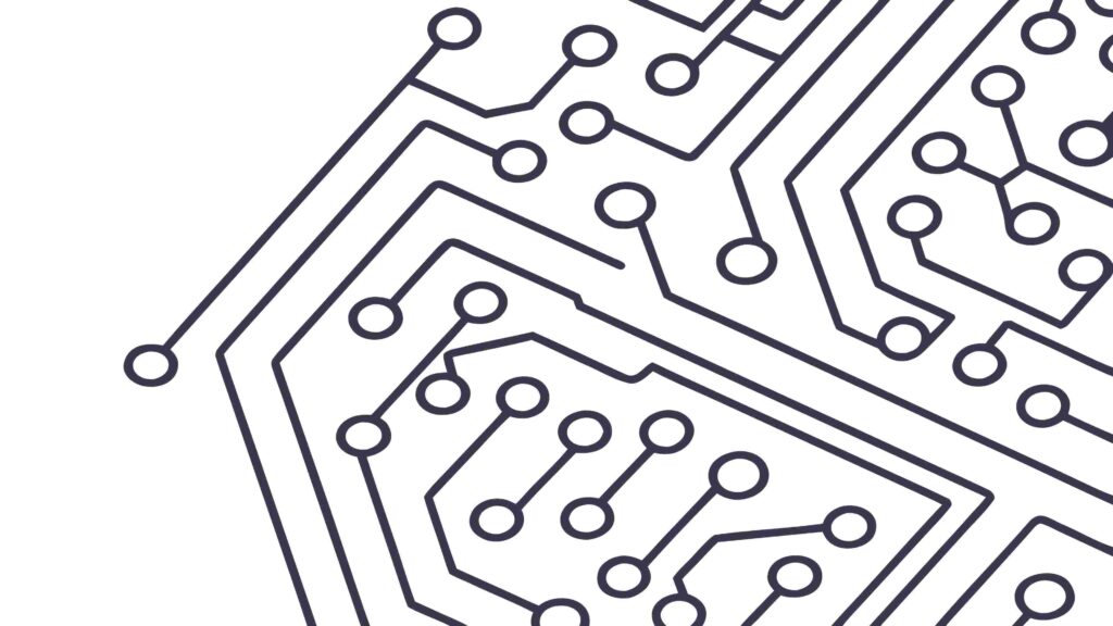 Modern Circuit Board Electronic Design, vector design Generative AI