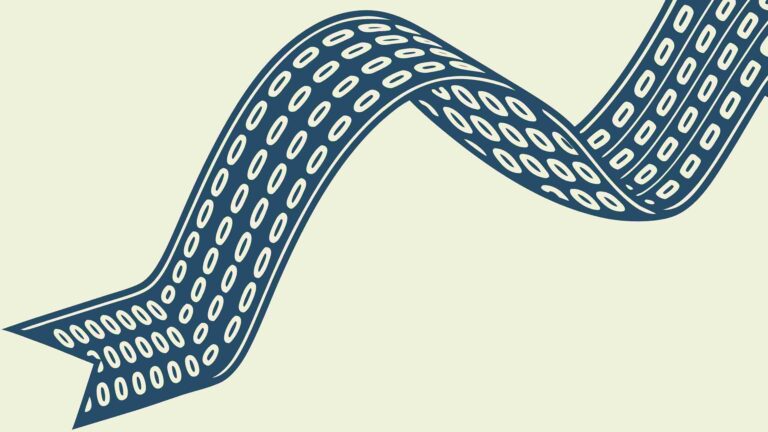 Abstract Geometric Patterned Ribbon Element, vector design Generative AI