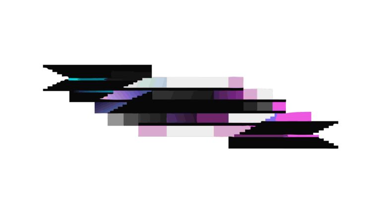 Corrupted Data Glitch Horizontal Stripe, vector design Generative AI