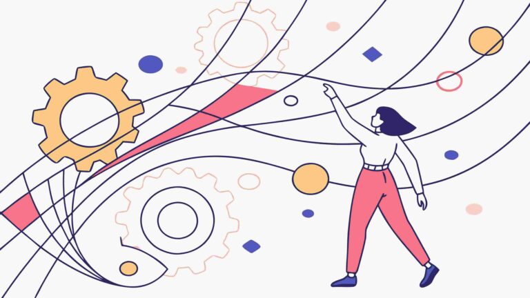 Collaborative Problem-Solving with Data Elements, vector design Generative AI