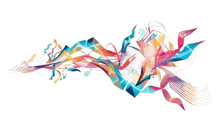 Dynamic Abstract Energy Burst Graphic Design, vector design Generative AI