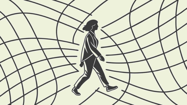 Dynamic Runner Silhouette on Abstract Background, vector design Generative AI