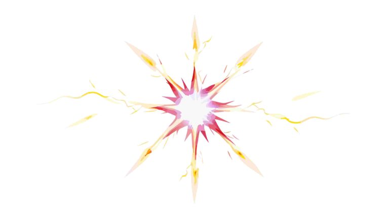 Abstract Starburst Explosion Vector Graphic, vector design Generative AI