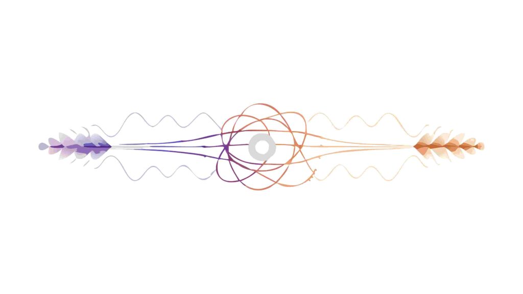 Abstract Intersecting Lines Waveform Vector Element, vector design Generative AI
