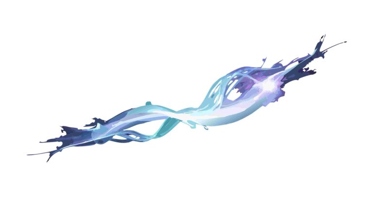 Abstract Spirit of Water Element Vector Graphic, vector design Generative AI
