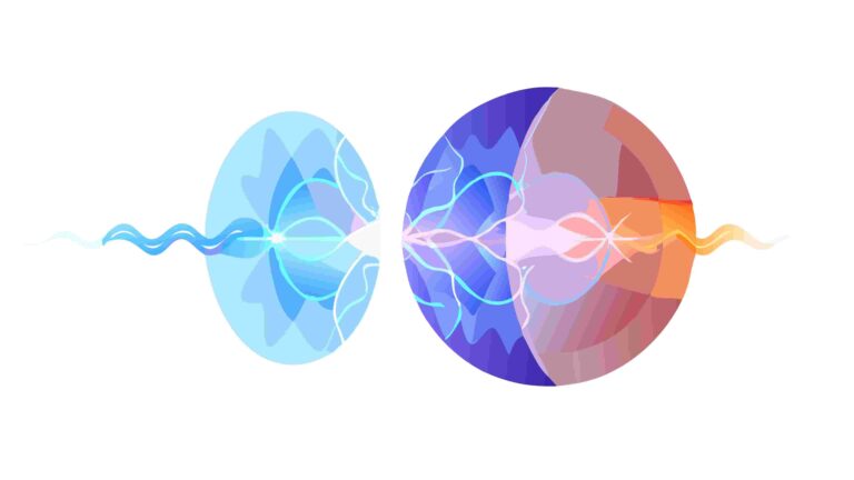 Abstract Energy Orb with Lightning & Particles Vector, vector design Generative AI