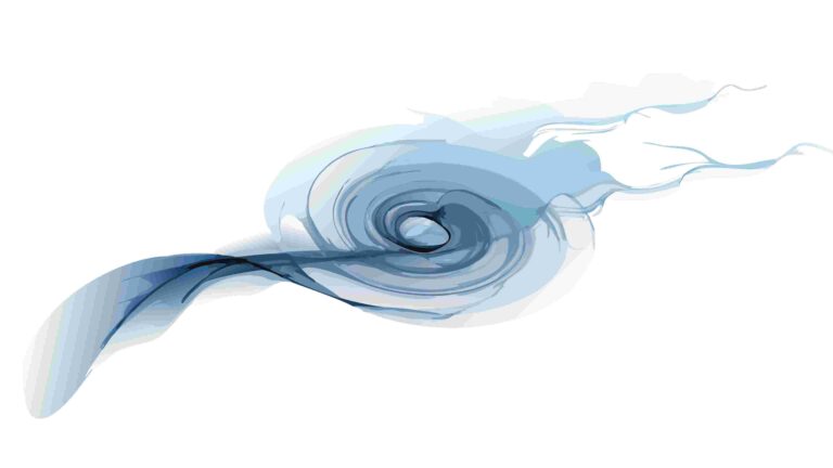 Abstract Swirling Vortex Movement Vector Graphic, vector design Generative AI