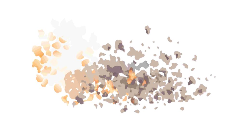 Abstract Smoldering Ash & Sparks Vector Graphic, vector design Generative AI