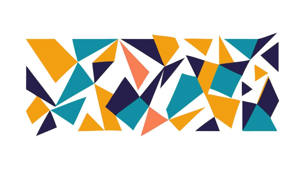 Chaotic Abstract Triangle Pattern Background Design, vector design Generative AI