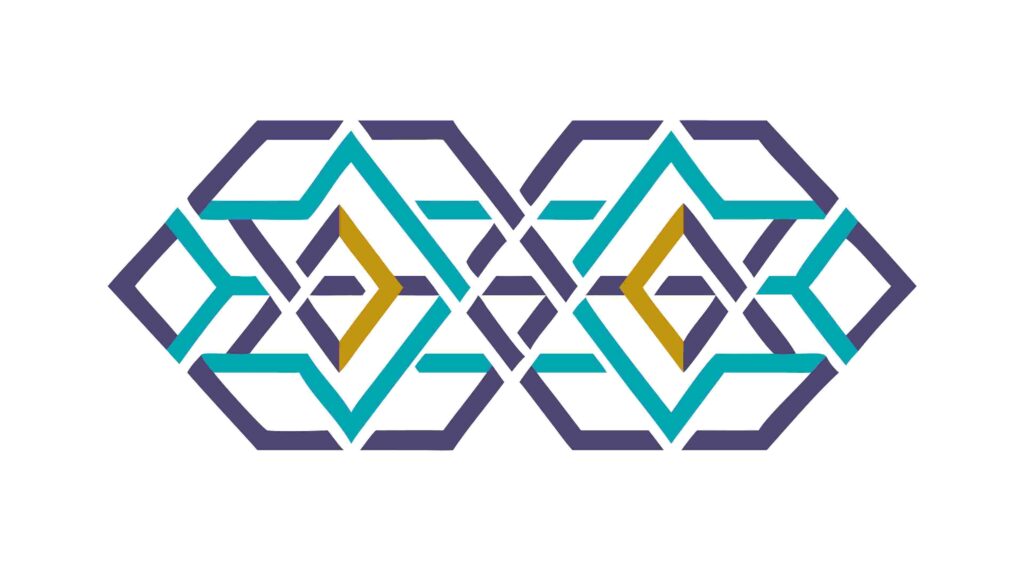 Modern Geometric Hexagonal Pattern Design Element, vector design Generative AI