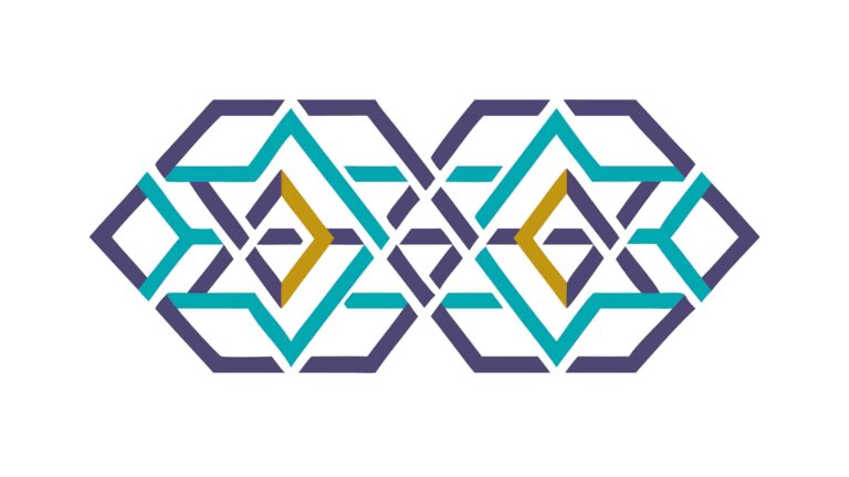 Modern Geometric Hexagonal Pattern Design Element, vector design Generative AI