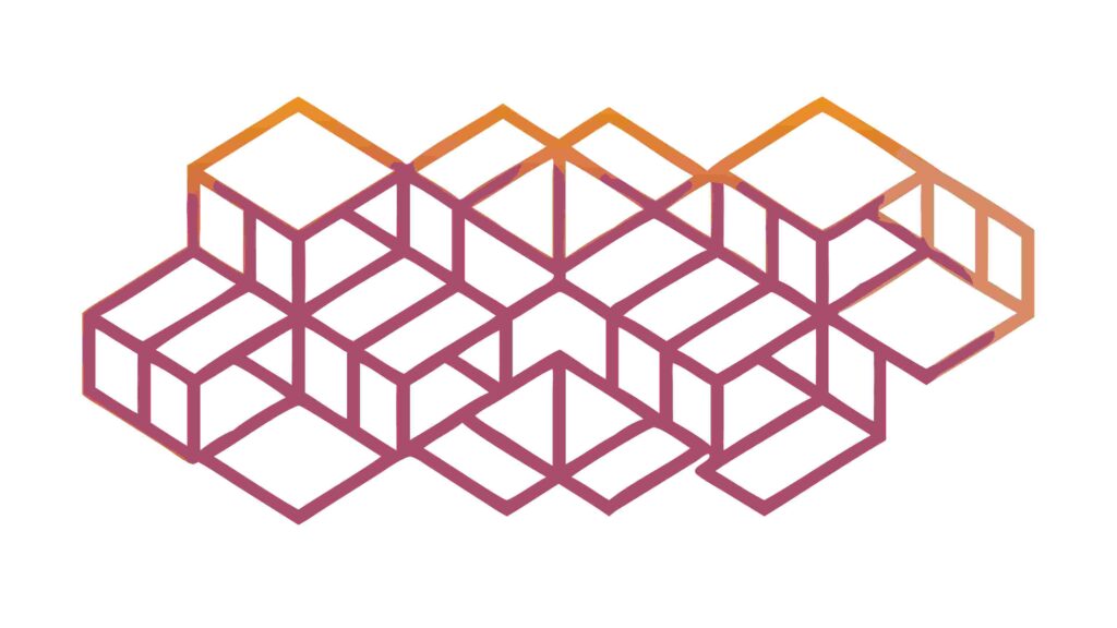 Isometric Cubes Pattern for Abstract Backgrounds, vector design Generative AI