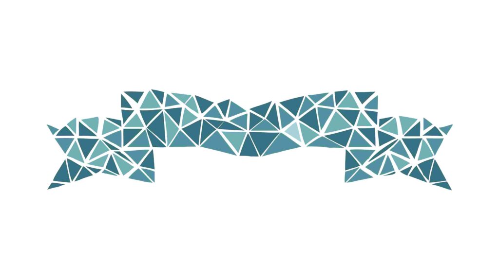 Geometric Triangles Wavy Pattern Abstract Border, vector design Generative AI
