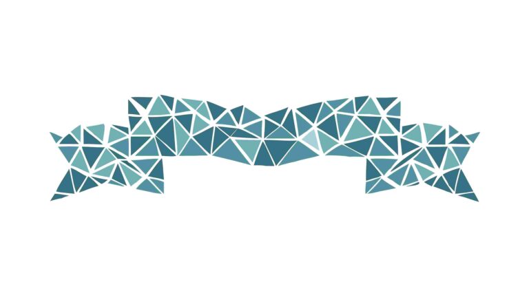 Geometric Triangles Wavy Pattern Abstract Border, vector design Generative AI