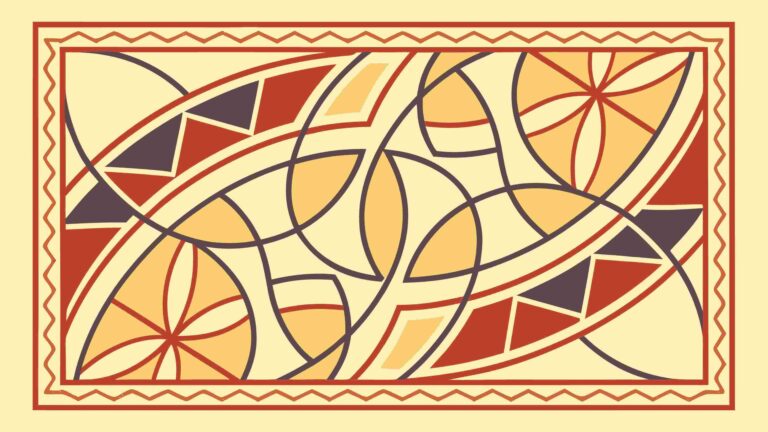 Ornate Intricate Geometric Pattern for Decorative Use, vector design Generative AI