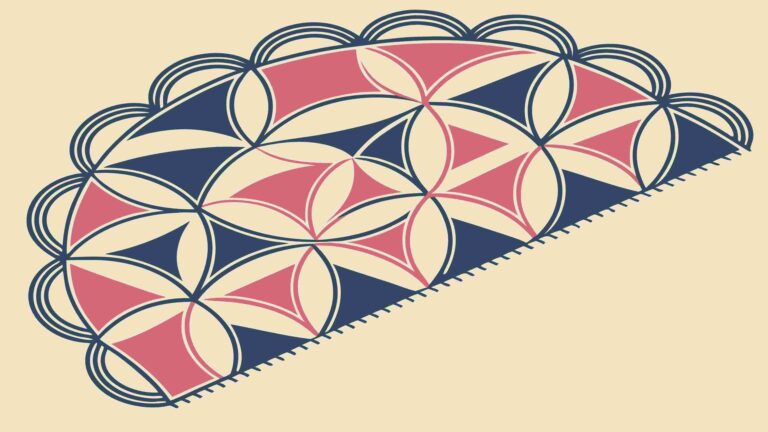 Colorful Geometric Triangular Mosaic Pattern Art, vector design Generative AI
