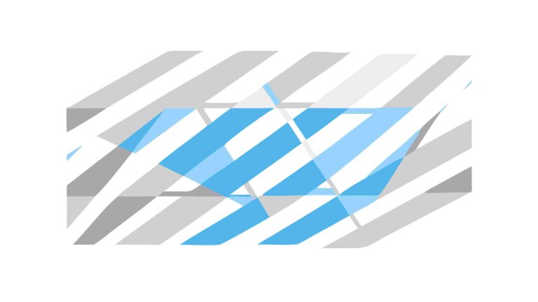 Abstract Diagonal Striped Pattern in Blue Tones, vector design Generative AI