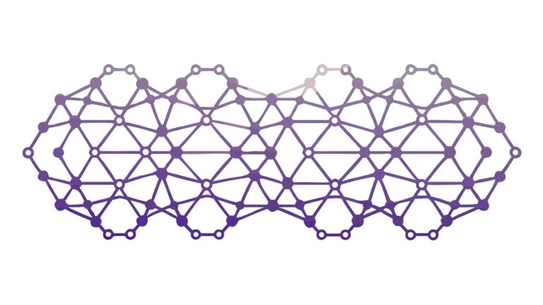 Low Poly Purple Hexagonal Geometric Pattern Art, vector design Generative AI