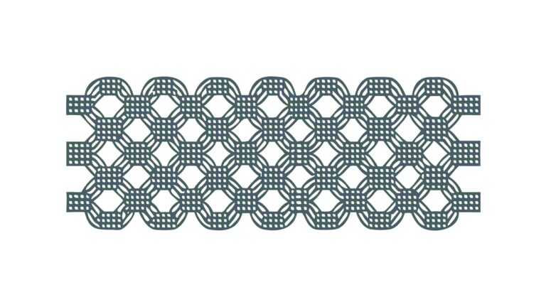 Textured Geometric Woven Pattern for Fabric, vector design Generative AI