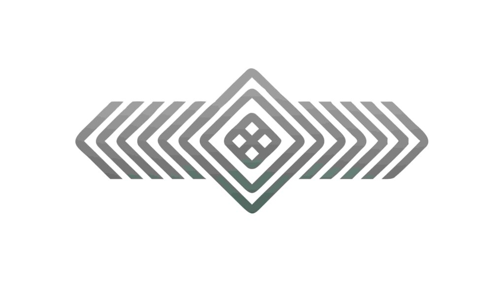 Decorative Geometric Arrow Pattern Design Element, vector design Generative AI
