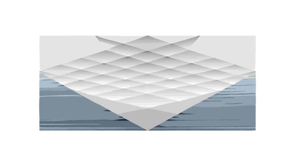 Abstract Wavy 3D Surface Geometric Pattern Design, vector design Generative AI