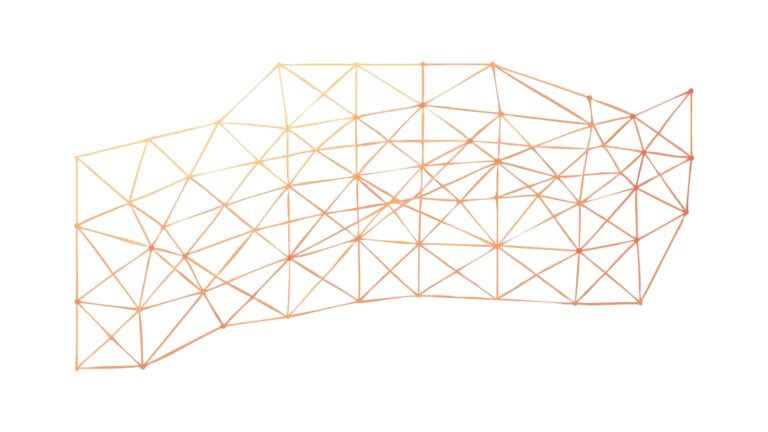 Abstract Geometric Wireframe Structure Tech Design, vector design Generative AI