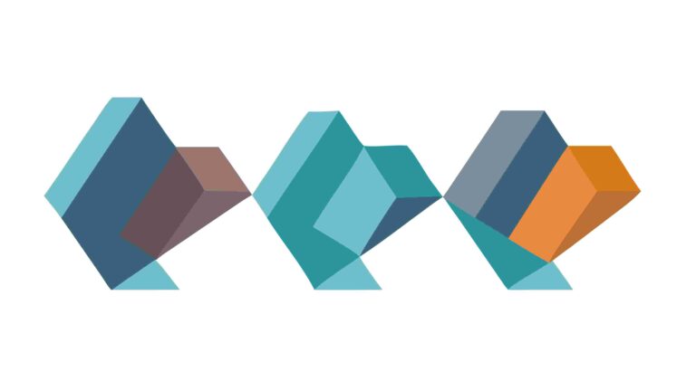 Set of 3D Geometric Cubes Abstract Vector Shapes, vector design Generative AI