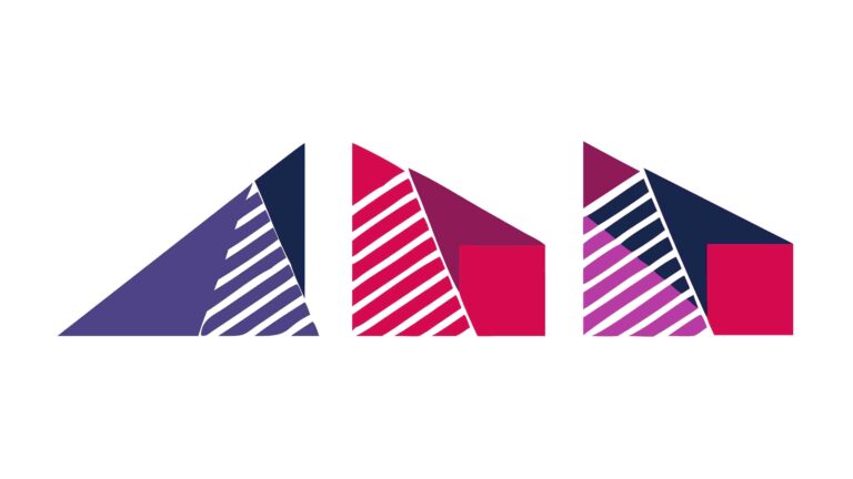 Modern Abstract Geometric Prism Shapes Vector Design, vector design Generative AI