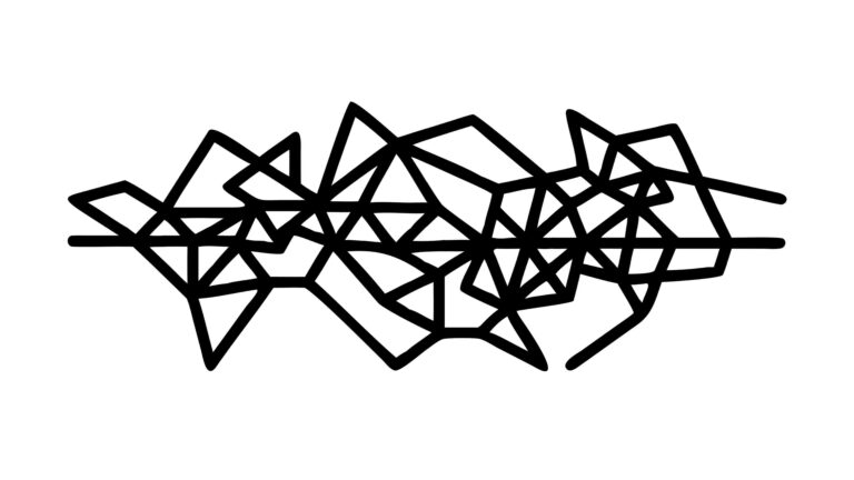Abstract Shattered Geometric Lines Vector Design Element, vector design Generative AI