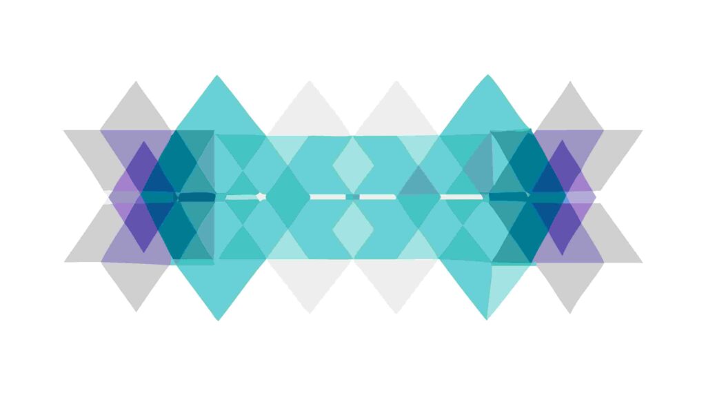 Transparent Overlapping Geometric Shapes Abstract Vector, vector design Generative AI