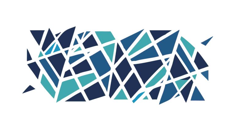 Abstract Fragmented Geometric Pattern Vector Background, vector design Generative AI