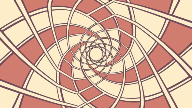Abstract Spiral Geometric Pattern Seamless Vector, vector design Generative AI