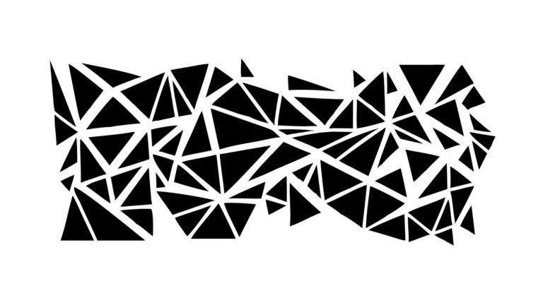 Dynamic Triangular Abstract Pattern Digital Background, vector design Generative AI