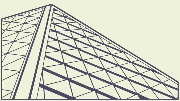 Tall Modern Skyscraper Building Urban Perspective, vector design Generative AI