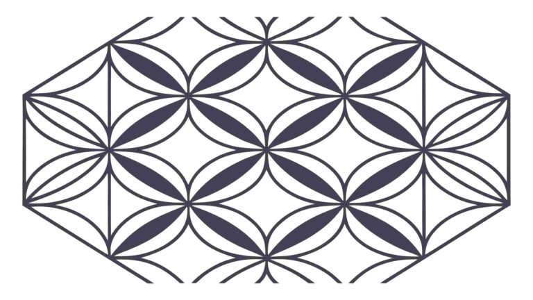 Abstract Geometric Overlapping Ovals Pattern Design, vector design Generative AI