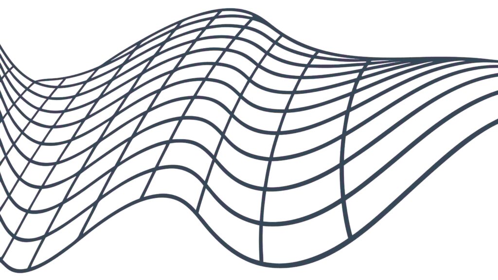 Abstract Wavy Grid Line Art Pattern Dynamic Background, vector design Generative AI