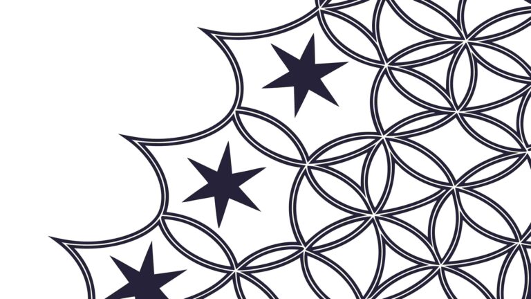 Abstract Starburst Geometric Pattern Design Element, vector design Generative AI