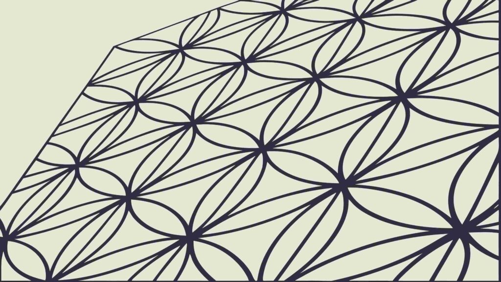 Abstract Spiraling Geometric Circle Line Art Pattern, vector design Generative AI