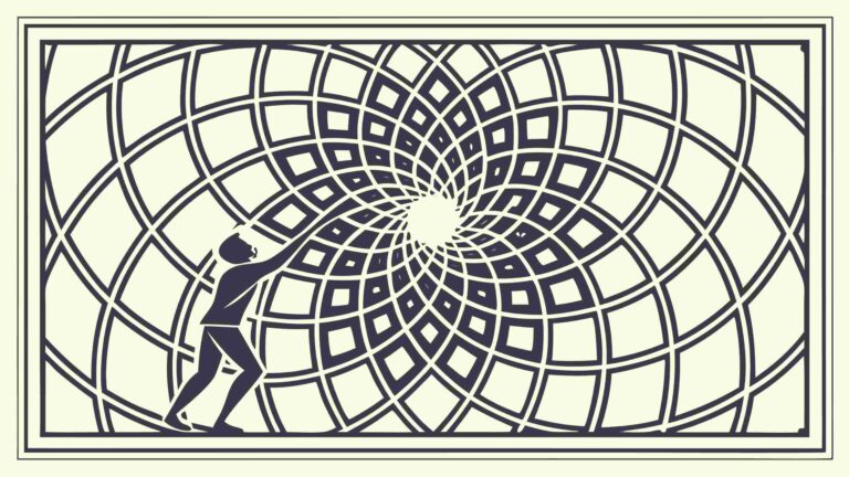 Intricate Concentric Geometric Pattern Vector Design, vector design Generative AI