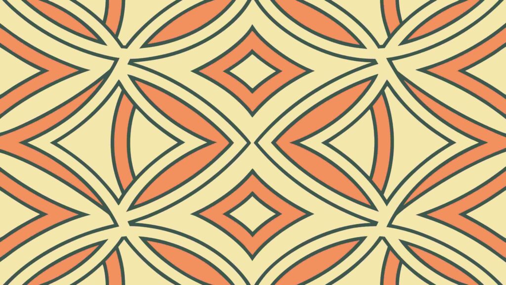 Abstract Geometric Tile Pattern in Warm Hues Vector, vector design Generative AI